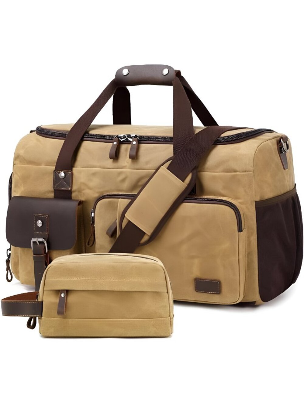 Travel Duffle Bag Weekender Bag with Shoe Compartment Overnight Bag